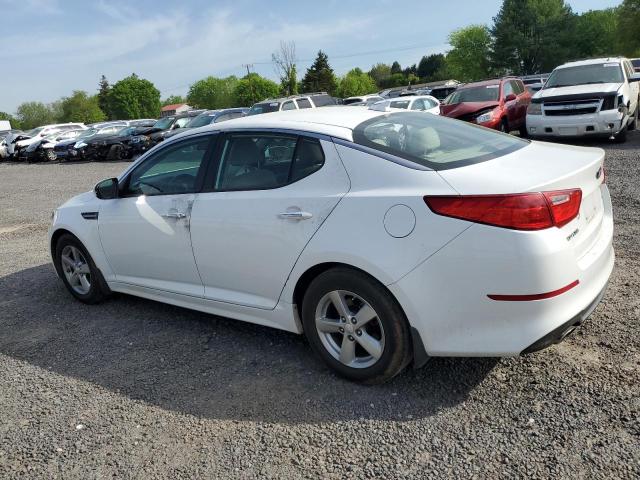 5XXGM4A70EG334721 - 2014 KIA OPTIMA LX WHITE photo 2