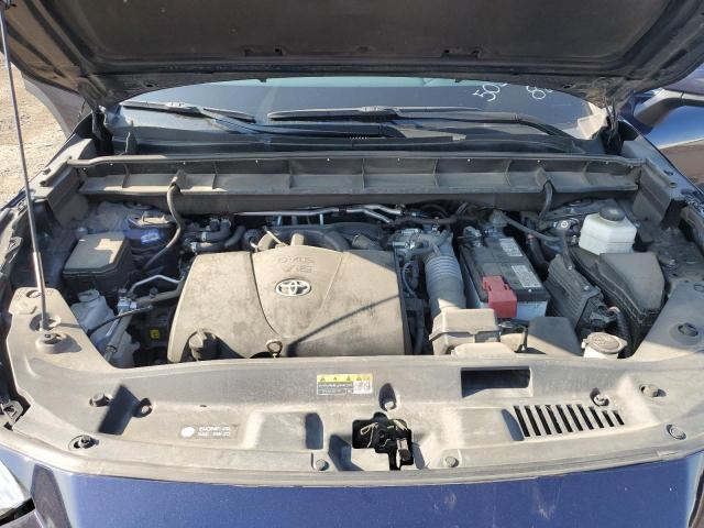 5TDGZRAH7MS088691 - 2021 TOYOTA HIGHLANDER XLE 蓝色 照片 12