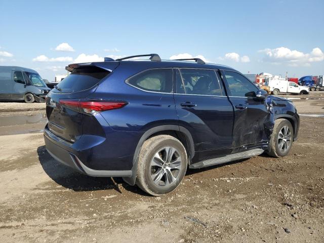 5TDGZRAH7MS088691 - 2021 TOYOTA HIGHLANDER XLE 蓝色 照片 3