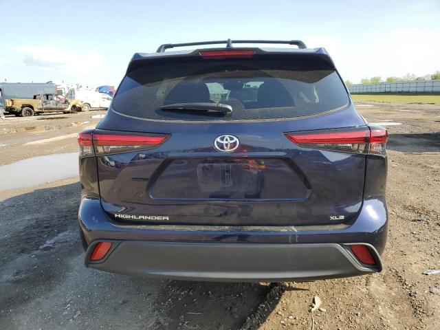 5TDGZRAH7MS088691 - 2021 TOYOTA HIGHLANDER XLE 蓝色 照片 6