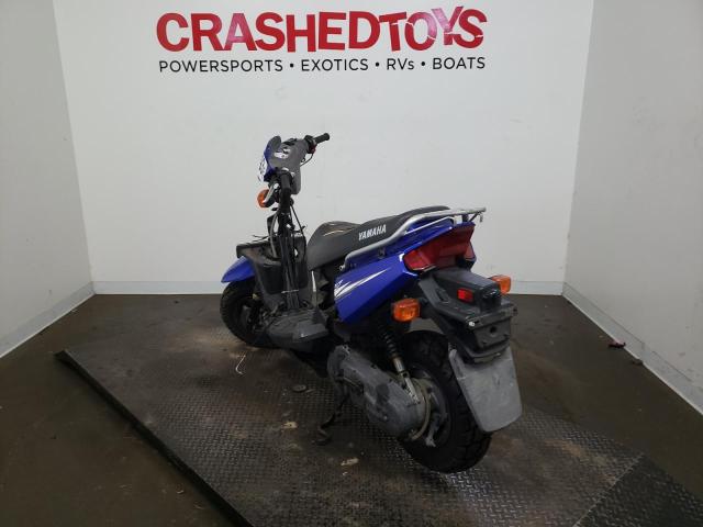 LPRSA20A85A618446 - 2005 YAMAHA YW50 AP ZUMA BLUE photo 3