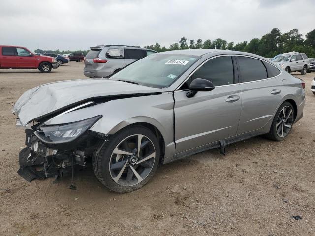 5NPEJ4J24MH067543 - 2021 HYUNDAI SONATA SEL PLUS SILVER photo 1