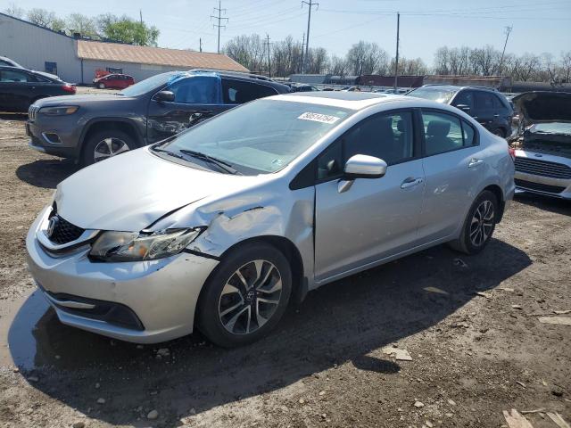 19XFB2F83FE253097 - 2015 HONDA CIVIC EX SILVER photo 1