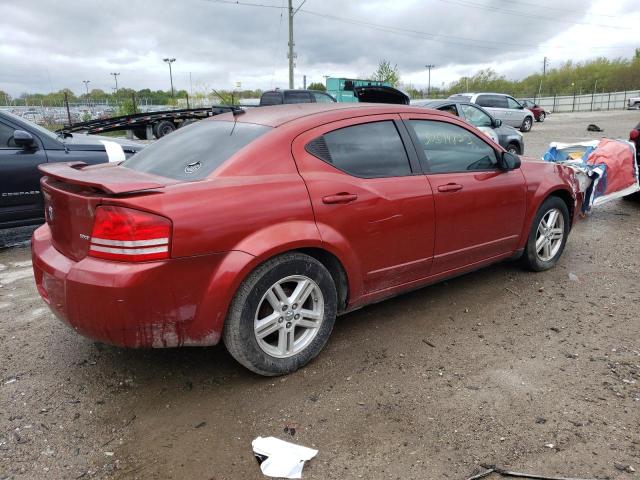 1B3LC56K18N607843 - 2008 DODGE AVENGER SXT BURGUNDY photo 3