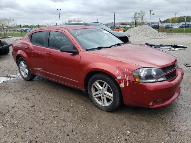 1B3LC56K18N607843 - 2008 DODGE AVENGER SXT BURGUNDY photo 4