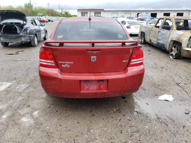 1B3LC56K18N607843 - 2008 DODGE AVENGER SXT BURGUNDY photo 6