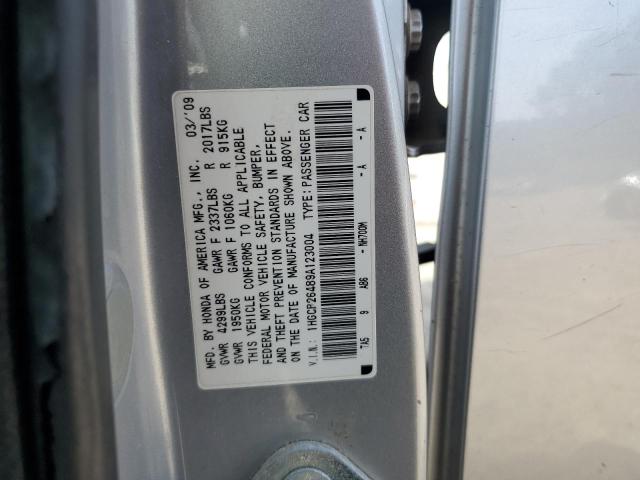 1HGCP26489A123004 - 2009 HONDA ACCORD LXP SILVER photo 12