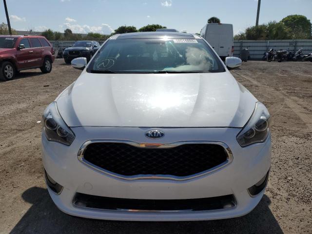 KNALN4D79F5173411 - 2015 KIA CADENZA PREMIUM WHITE photo 5