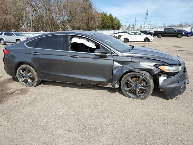 3FA6P0VP9HR248826 - 2017 FORD FUSION SPORT GRAY photo 4