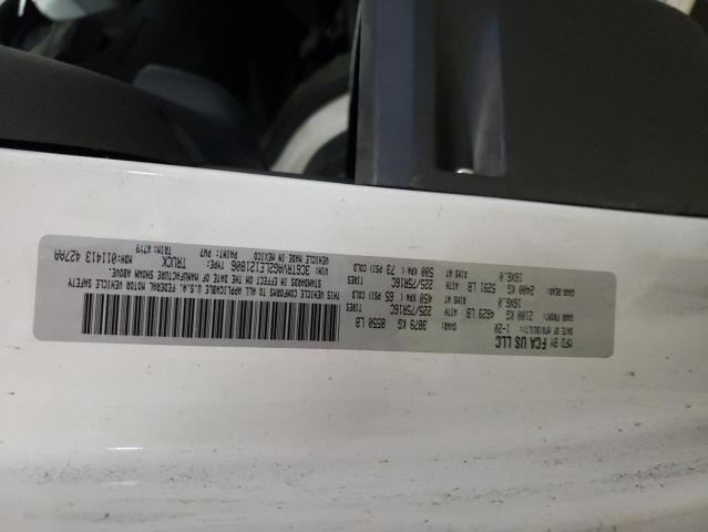 3C6TRVAG2LE121806 - 2020 RAM PROMASTER 1500 STANDARD WHITE photo 13