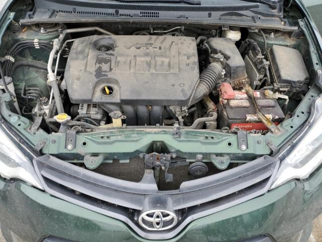 5YFBURHE6EP007243 - 2014 TOYOTA COROLLA L GREEN photo 11