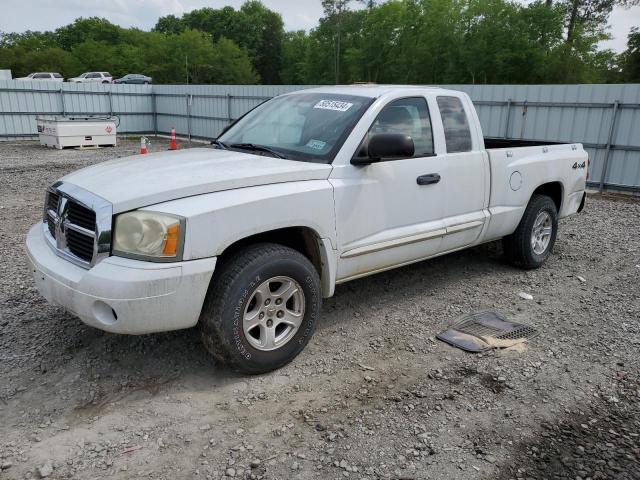 1D7HW42N75S276095 - 2005 DODGE DAKOTA SLT WHITE photo 1