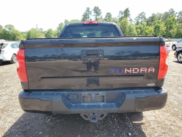5TFRY5F1XLX269535 - 2020 TOYOTA TUNDRA DOUBLE CAB SR/SR5 BLACK photo 6