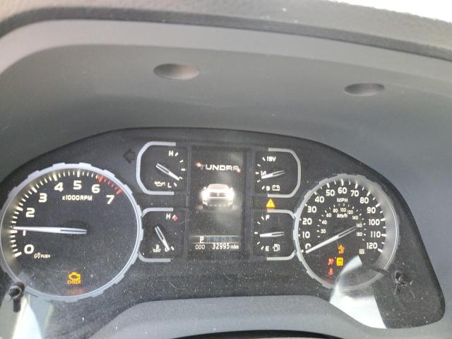 5TFRY5F1XLX269535 - 2020 TOYOTA TUNDRA DOUBLE CAB SR/SR5 BLACK photo 9