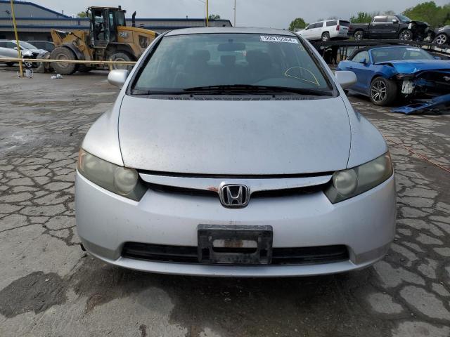 2HGFA16518H523052 - 2008 HONDA CIVIC LX SILVER photo 5