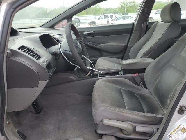 2HGFA16518H523052 - 2008 HONDA CIVIC LX SILVER photo 7