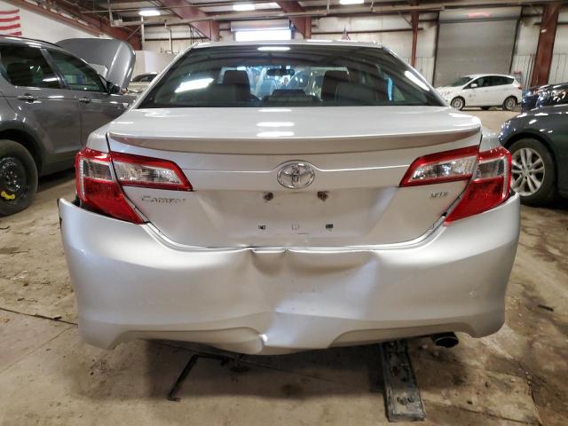 4T1BF1FK5CU146103 - 2012 TOYOTA CAMRY BASE SILVER photo 6
