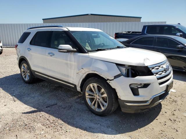 1FM5K7F88JGC48572 - 2018 FORD EXPLORER LIMITED WHITE photo 4