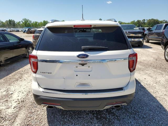 1FM5K7F88JGC48572 - 2018 FORD EXPLORER LIMITED WHITE photo 6