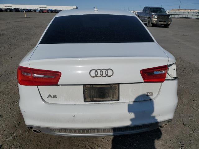 WAUHMAFC8EN132882 - 2014 AUDI A6 PRESTIGE თეთრი ფოტო 6