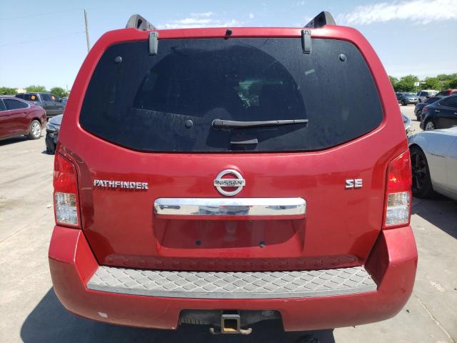 5N1AR18BX9C604491 - 2009 NISSAN PATHFINDER S 红色 照片 6
