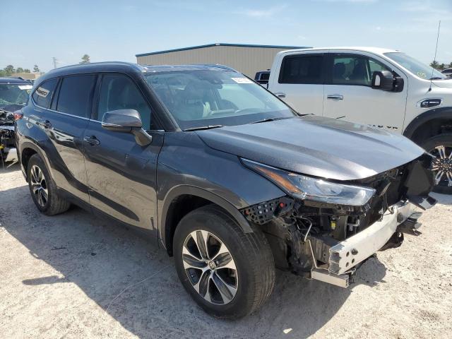 5TDGZRAH8LS003968 - 2020 TOYOTA HIGHLANDER XLE GRAY photo 4