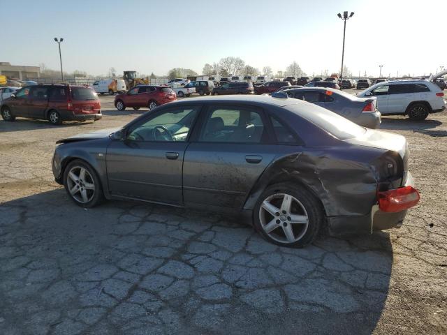 WAULC68EX4A291949 - 2004 AUDI A4 1.8T QUATTRO GRAY photo 2