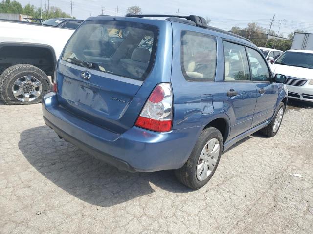 JF1SG63618H702564 - 2008 SUBARU FORESTER 2.5X BLUE photo 3