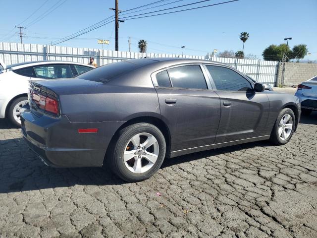 2C3CDXBG1DH613822 - 2013 DODGE CHARGER SE CHARCOAL photo 3