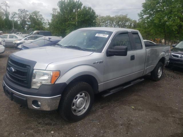 1FTFX1EF1DKD30958 - 2013 FORD F150 SUPER CAB GRAY photo 1