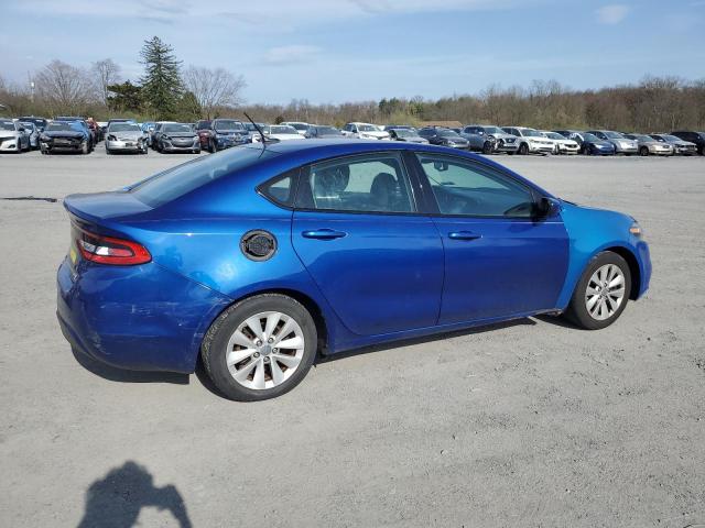 1C3CDFBB4ED826745 - 2014 DODGE DART SXT BLUE photo 3