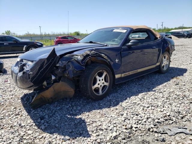 1FAFP44422F176614 - 2002 FORD MUSTANG BLUE photo 1