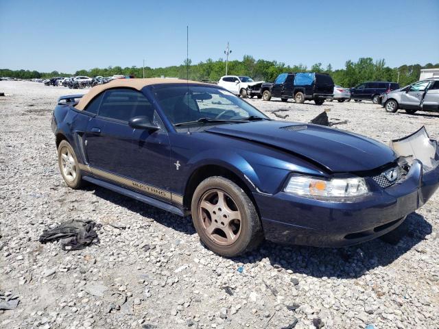 1FAFP44422F176614 - 2002 FORD MUSTANG BLUE photo 4
