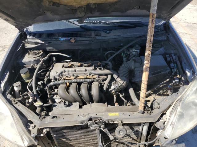 2T1KR32E85C473196 - 2005 TOYOTA COROLLA MA XR GRAY photo 11