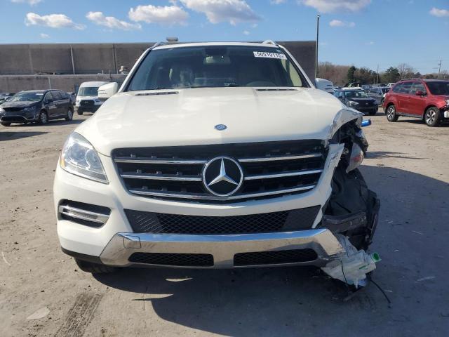 4JGDA5HB8DA238739 - 2013 MERCEDES-BENZ ML 350 4MATIC WHITE photo 5
