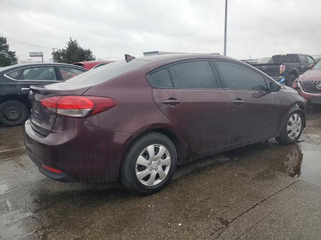 3KPFK4A78HE075619 - 2017 KIA FORTE LX PURPLE photo 3