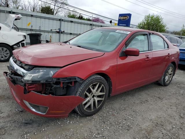 3FAHP0JG9AR203051 - 2010 FORD FUSION SEL RED photo 1