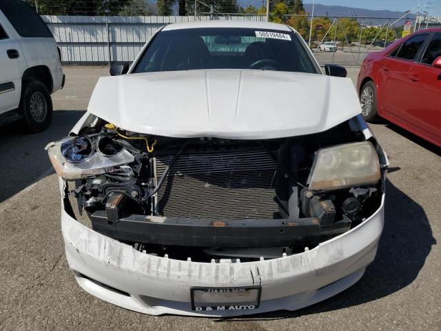 1C3CDZAB5DN537806 - 2013 DODGE AVENGER SE WHITE photo 5