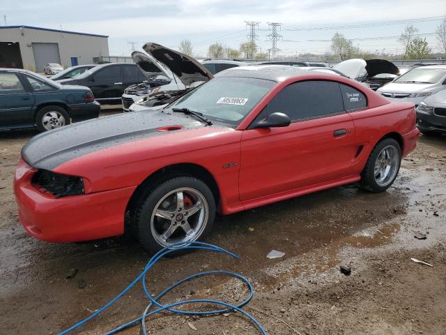 1FALP42X0TF122486 - 1996 FORD MUSTANG GT RED photo 1