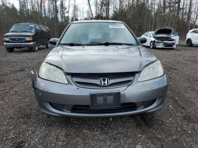 2HGES16355H014360 - 2005 HONDA CIVIC DX VP GRAY photo 5