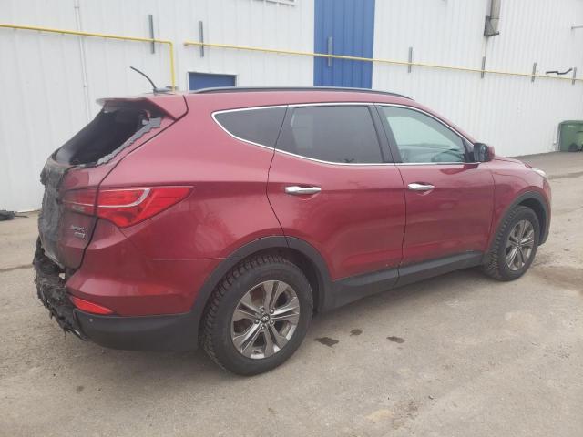 5XYZUDLB2FG243134 - 2015 HYUNDAI SANTA FE S RED photo 3