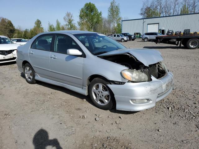 1NXBR32E85Z464058 - 2005 TOYOTA COROLLA CE SILVER photo 4