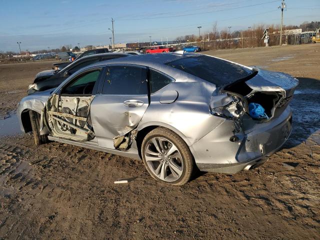 19UUB6F63MA001512 - 2021 ACURA TLX ADVANCE SILVER photo 2