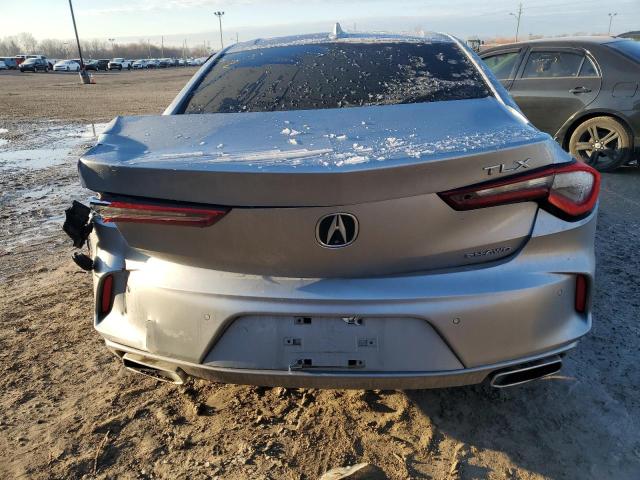 19UUB6F63MA001512 - 2021 ACURA TLX ADVANCE SILVER photo 6