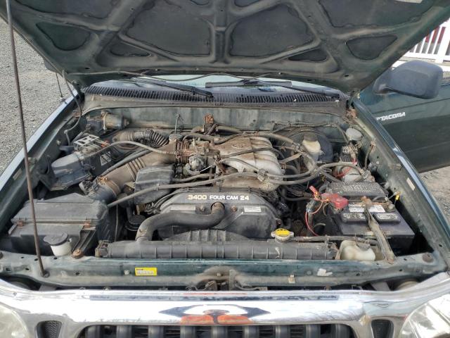 5TEWN72N52Z126211 - 2002 TOYOTA TACOMA XTRACAB GREEN photo 11