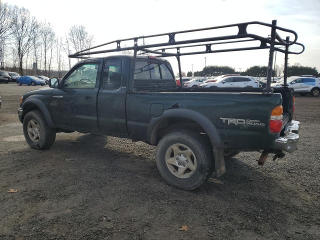 5TEWN72N52Z126211 - 2002 TOYOTA TACOMA XTRACAB GREEN photo 2