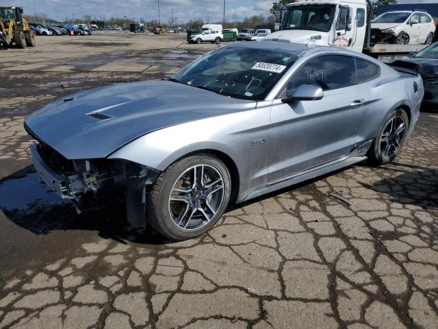 1FA6P8CF2L5191566 - 2020 FORD MUSTANG GT SILVER photo 1