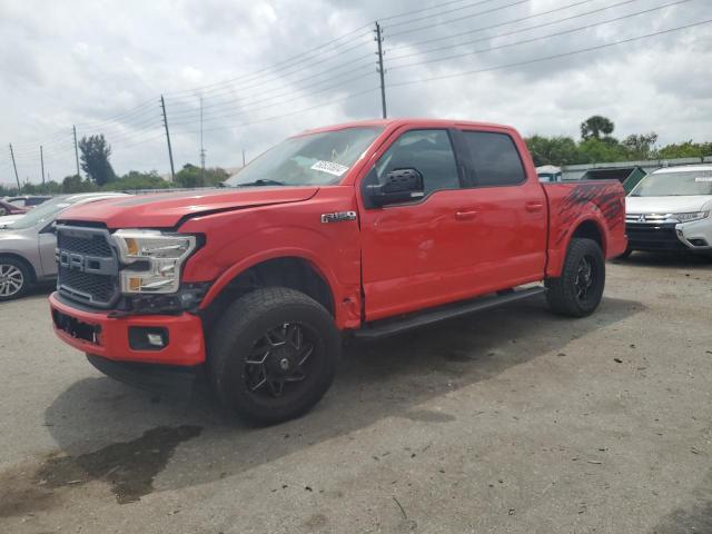 1FTEW1CF7HKC69381 - 2017 FORD F150 SUPERCREW RED photo 1