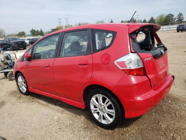 JHMGE8H41AC026546 - 2010 HONDA FIT SPORT RED photo 2