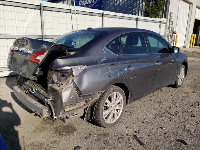 3N1AB7AP6FY327149 - 2015 NISSAN SENTRA S GRAY photo 3